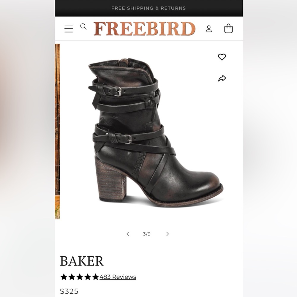 Freebird Baker Size 9
